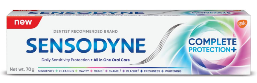 toothpaste elevates the Sensodyne